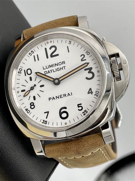 Panerai Luminor Steel Manual Wind 44mm Strap Watch PAM 602